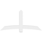 Ekena Millwork Bellingham Architectural Grade PVC Gable Bracket, 72"W x 36"H x 6"D x 6"F, 12/12 Pitch GBP072X36X0606BEL00 - alternate 3